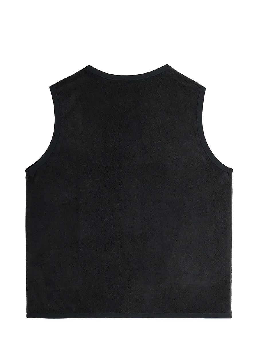 Mini Rodini - Penguin patch microfleece vest - osta vanuse järgi - black - 1