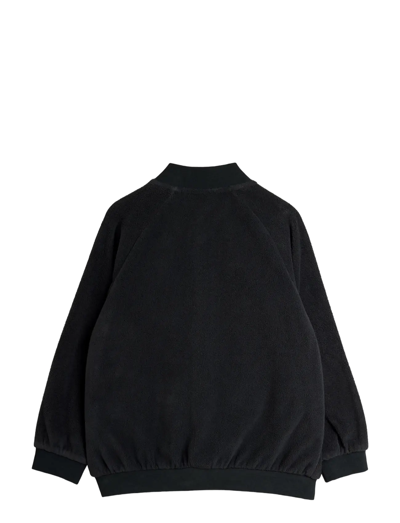 Mini Rodini - Penguin patch microfleece jacket - fliisjakid - black - 1