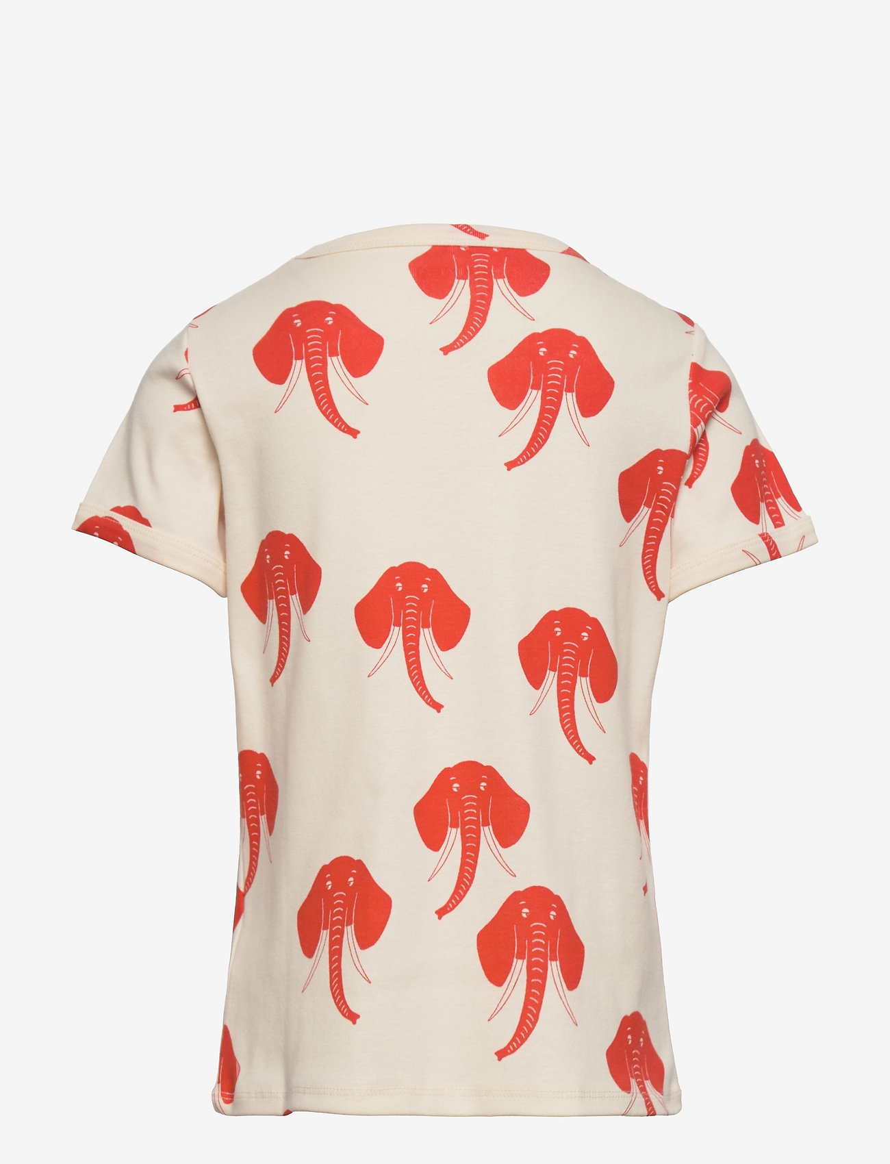 Mini Rodini - Elephants aop ss tee - offwhite - 1