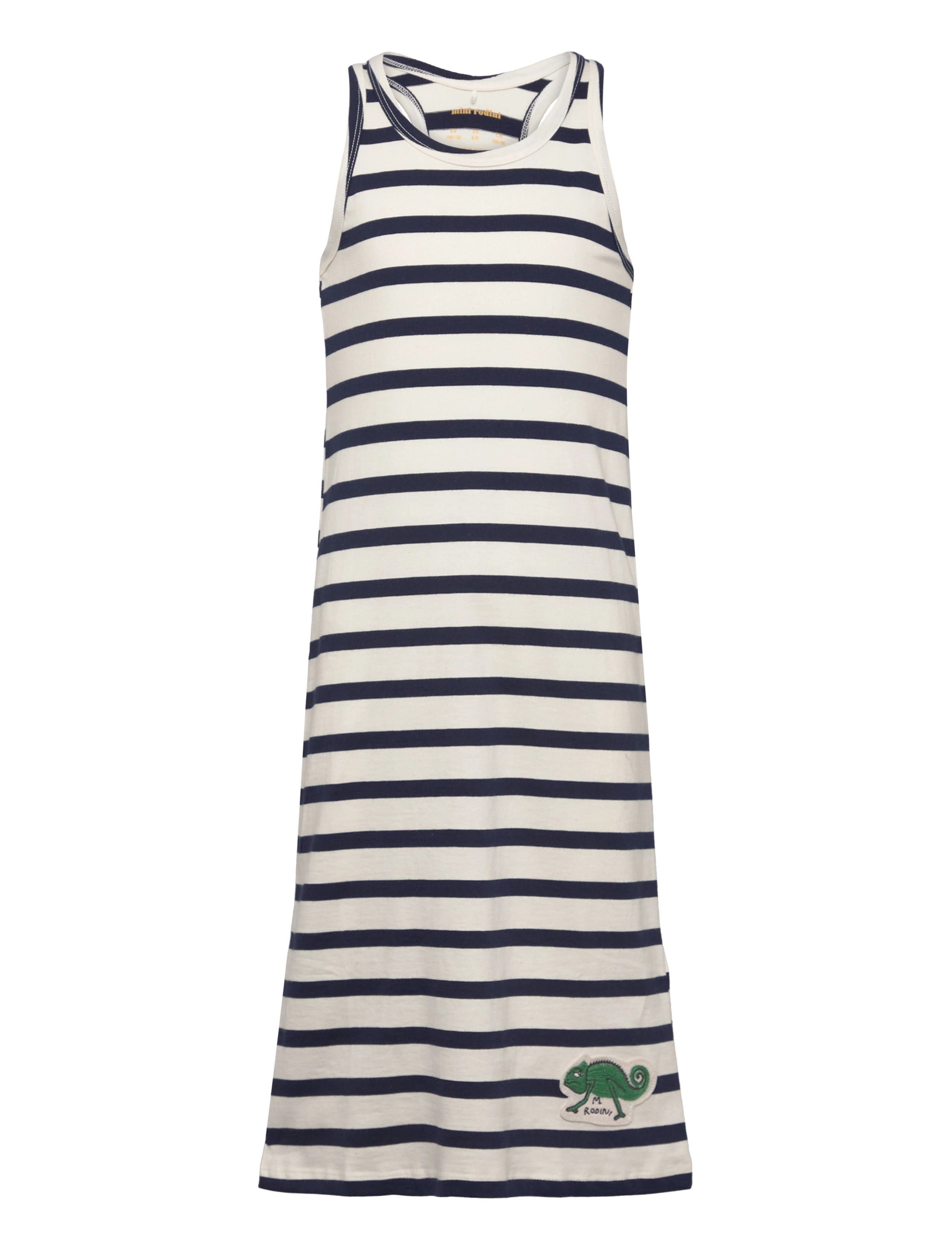 Mini Rodini Lizard patch tank dress - Kjoler - BLUE / multi