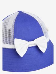 Mini Rodini - Bow mesh sun hat - zonnehoed - blue - 2