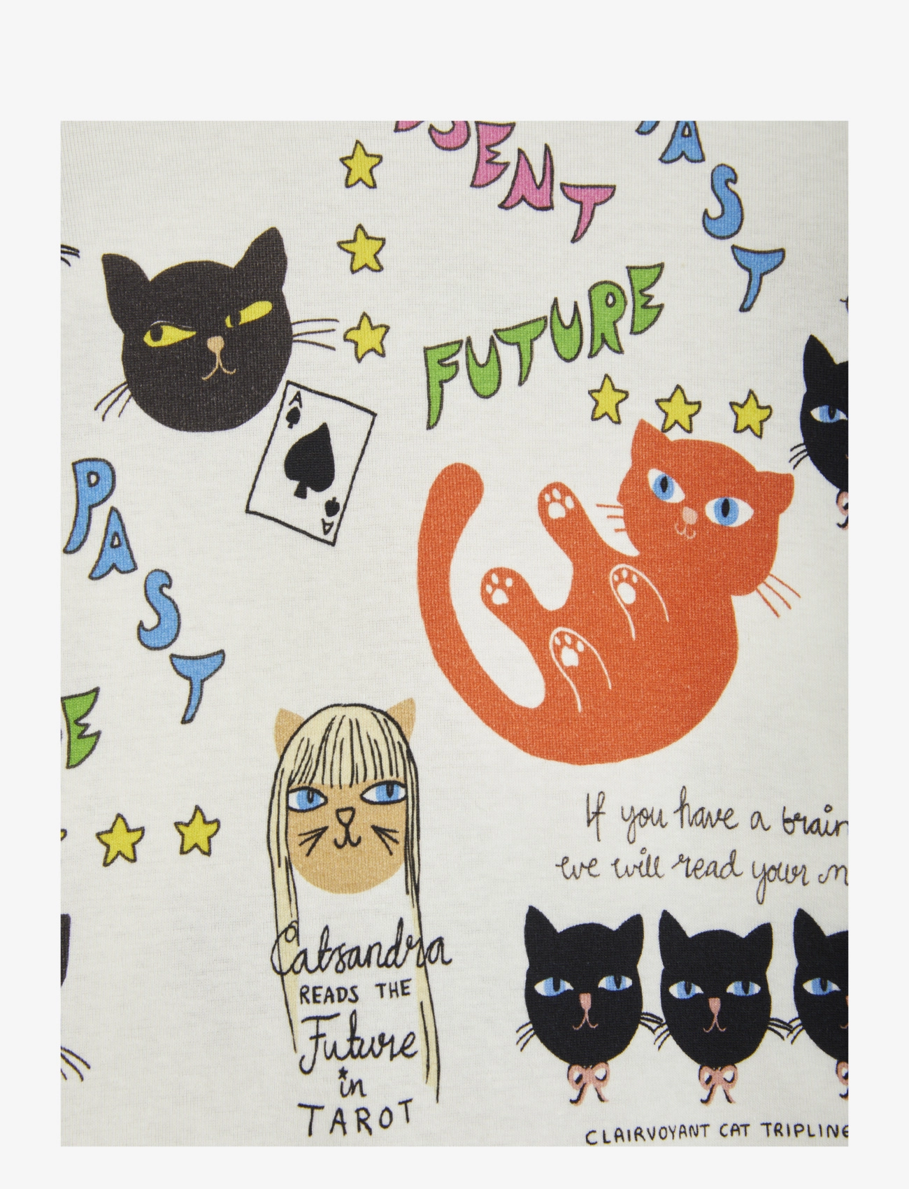 Mini Rodini - Clairvoyant cats aop ss tee - multi - 2