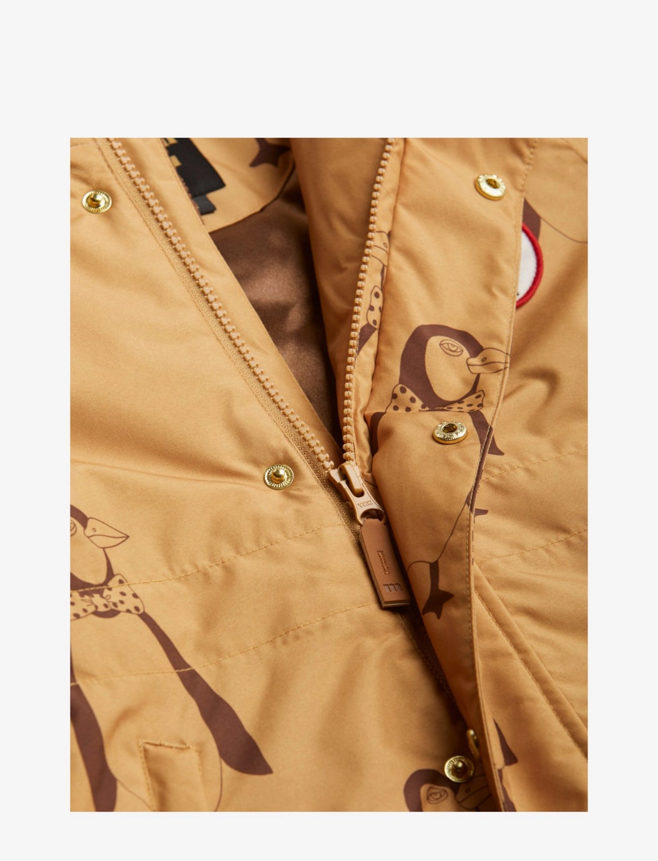 Mini Rodini - Penguin K2 parka - jakker - beige - 3