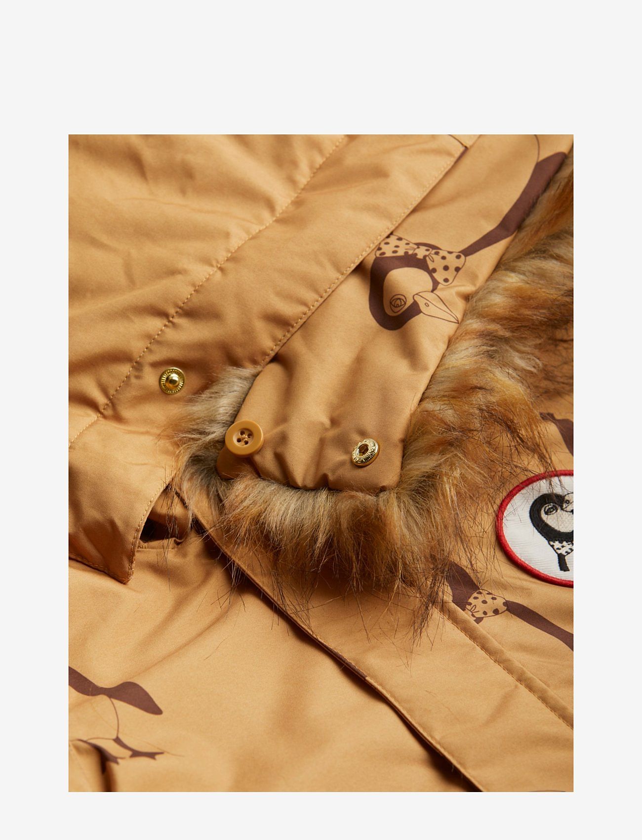 Mini Rodini - Penguin K2 parka - parkas - beige - 4