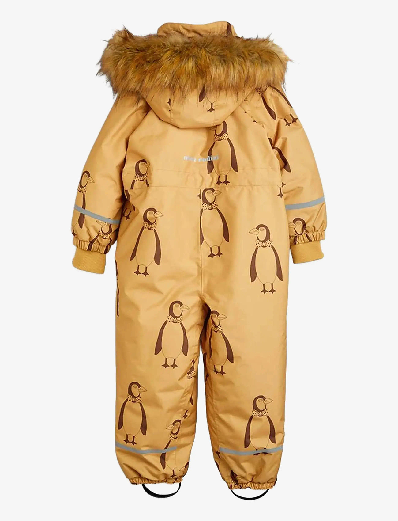 Mini Rodini - Kebnekaise penguin overall - snowsuit - beige - 1