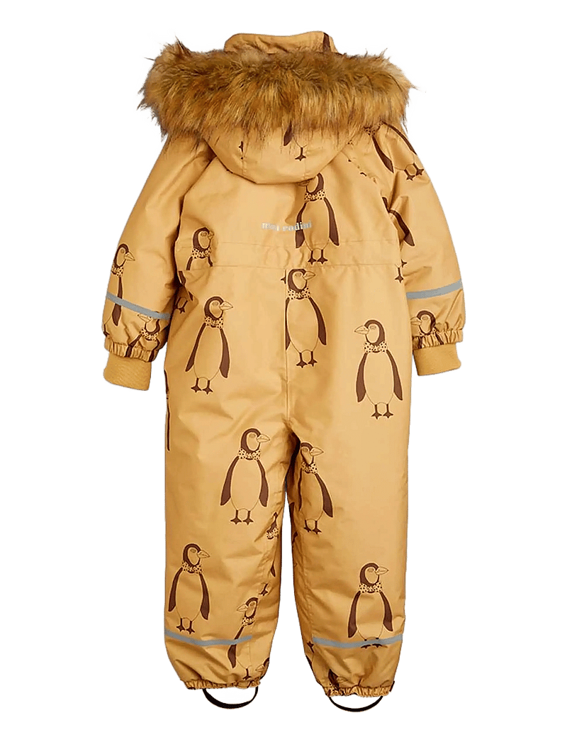 Mini Rodini - Kebnekaise penguin overall - snowsuit - beige - 1