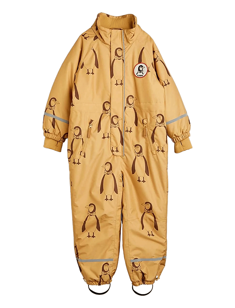 Mini Rodini - Kebnekaise penguin overall - snowsuit - beige - 2