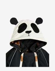Mini Rodini - Alaska panda baby overall - snowsuit - black - 4