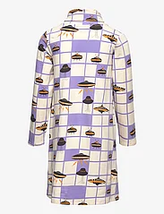 Mini Rodini - Ufo aop ls dress - laisvalaikio suknelės ilgomis rankovėmis - purple - 1