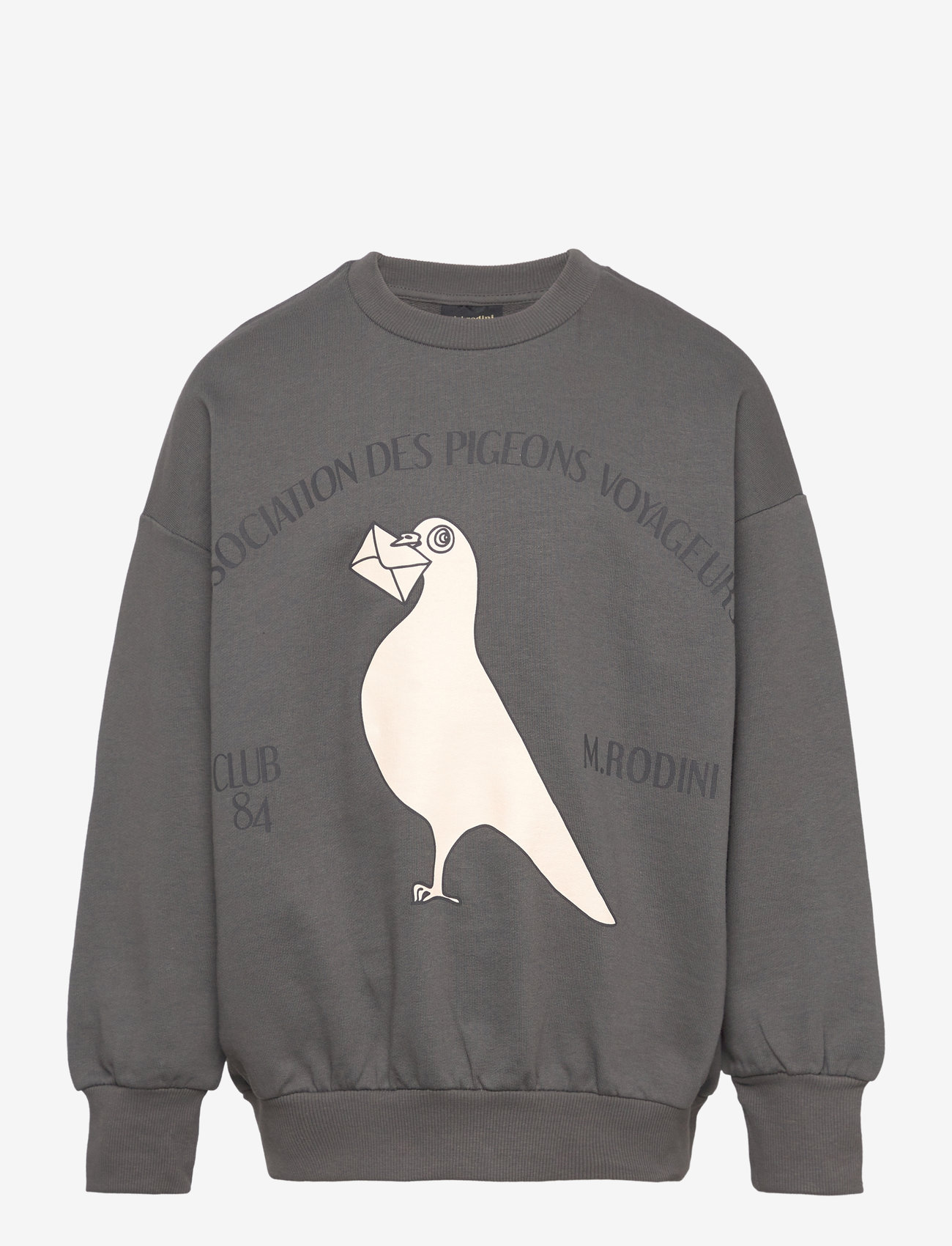 Mini Rodini - Pigeons sp sweatshirt - grey - 0
