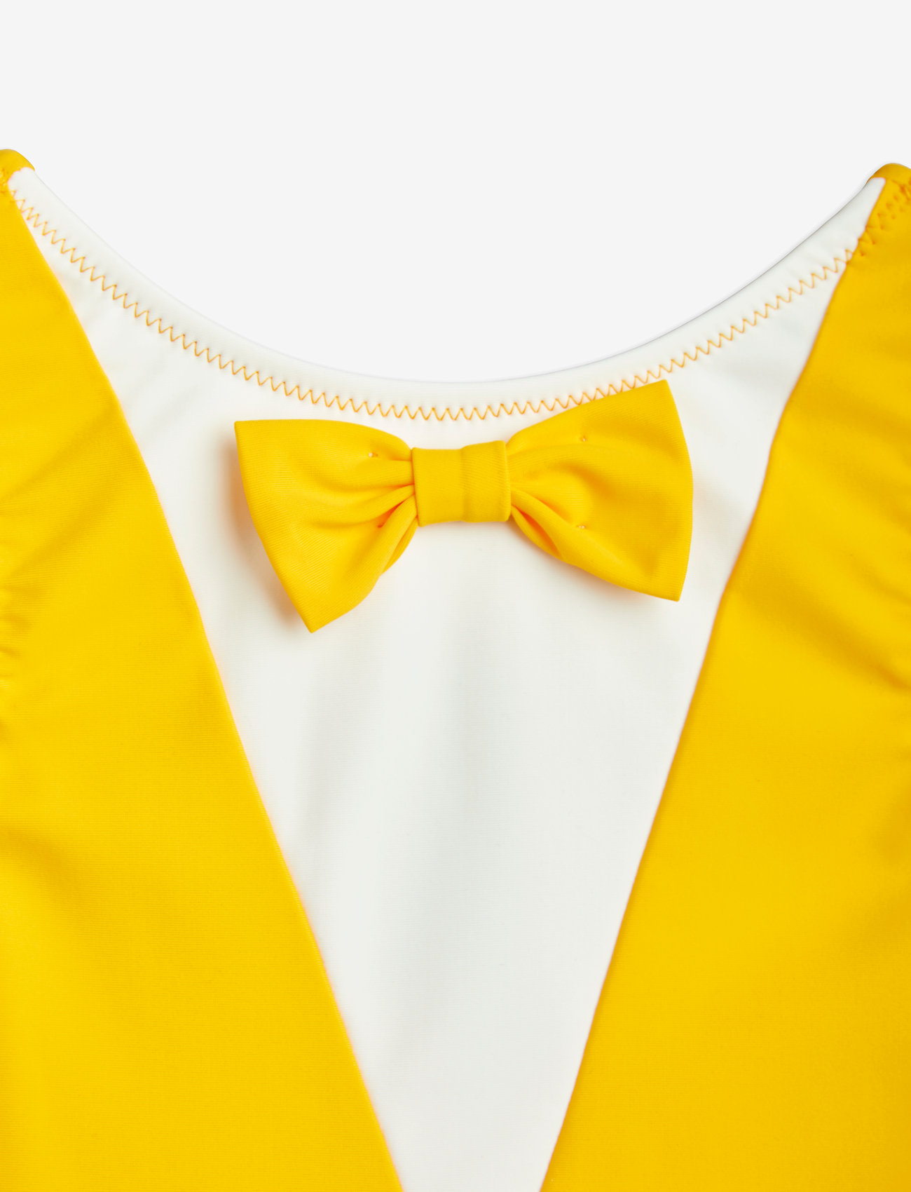 Mini Rodini - Bow swimsuit - badeanzüge - yellow - 2