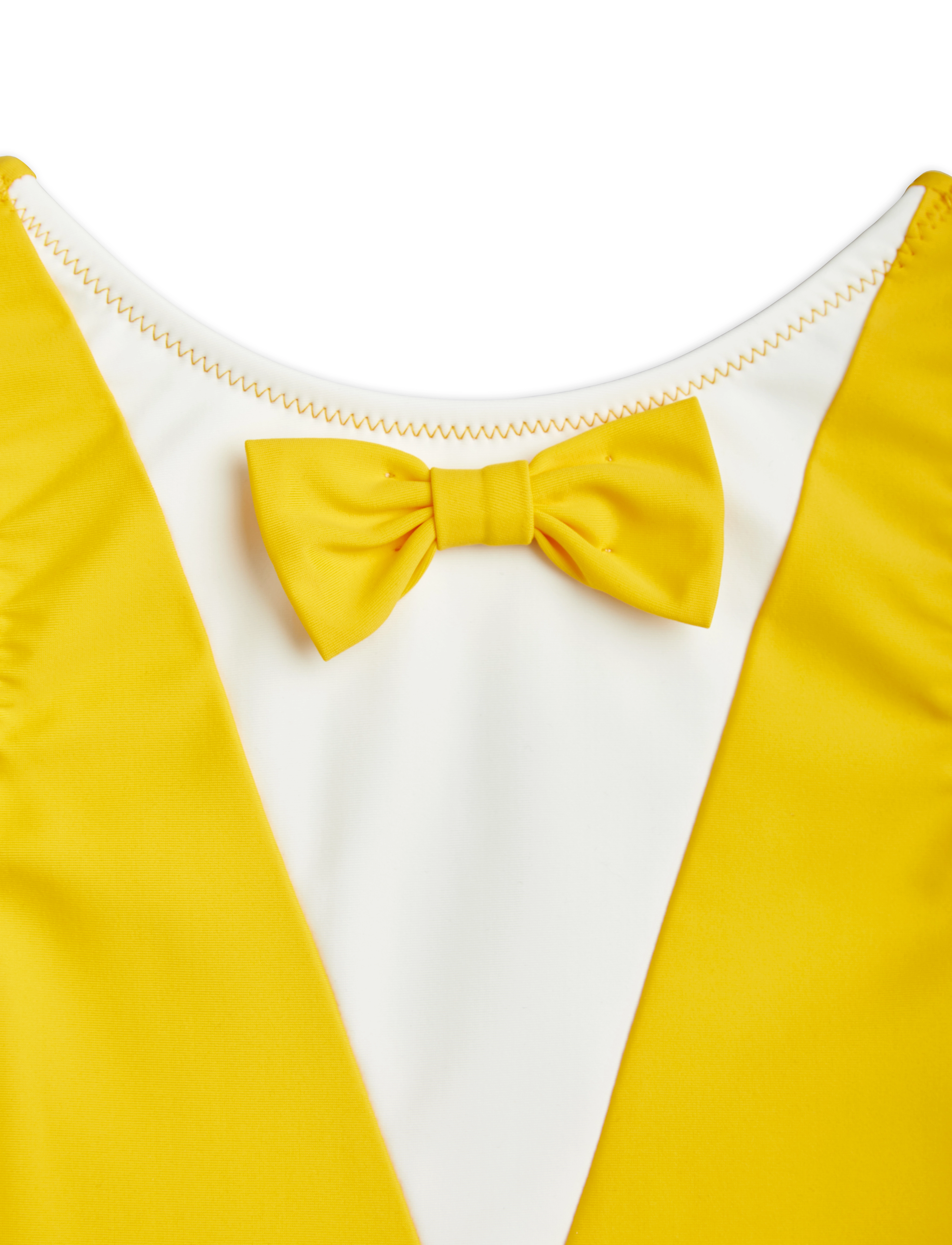 Mini Rodini - Bow swimsuit - letnie okazje - yellow - 2