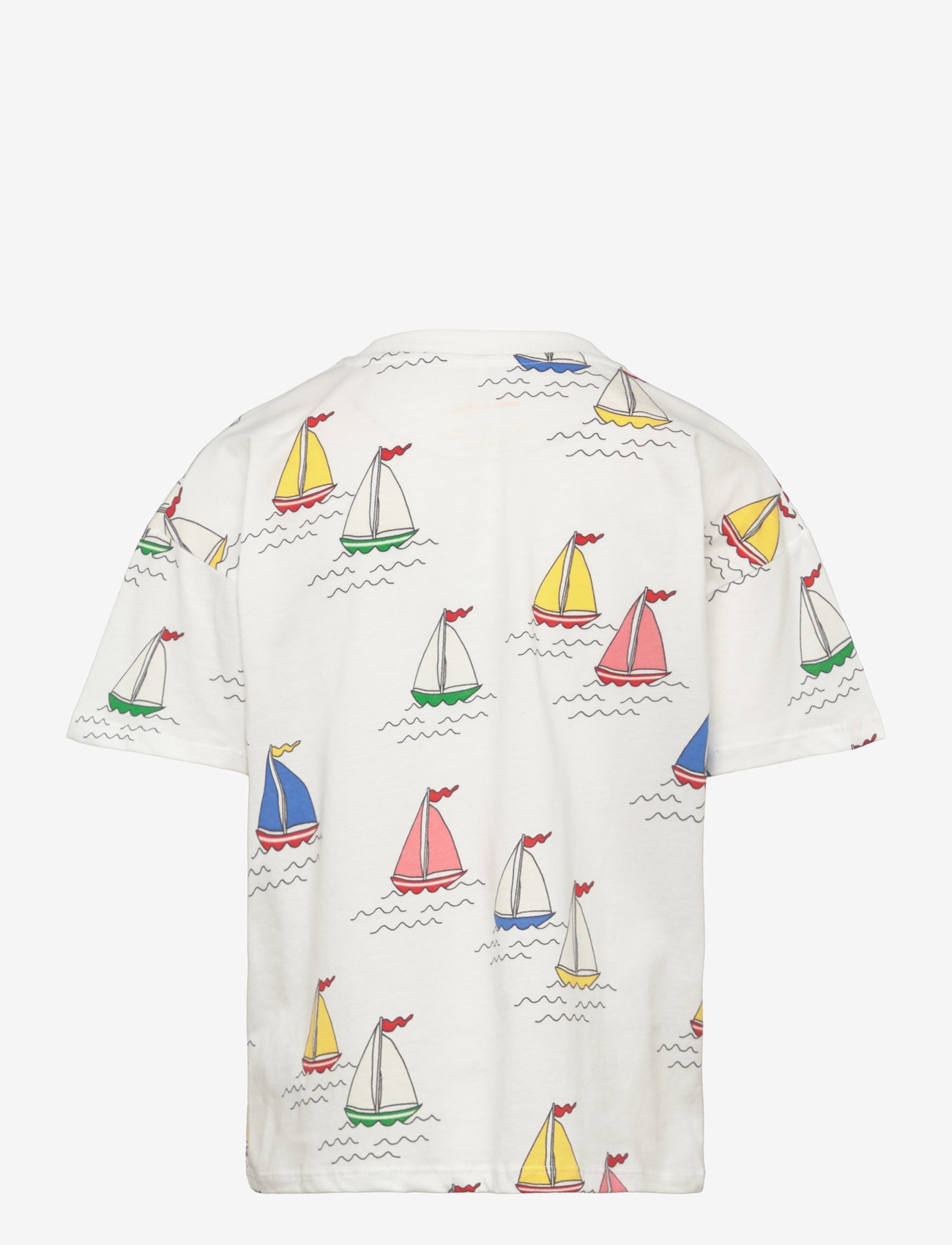 Mini Rodini - Sailing boats aop ss tee - white - 1