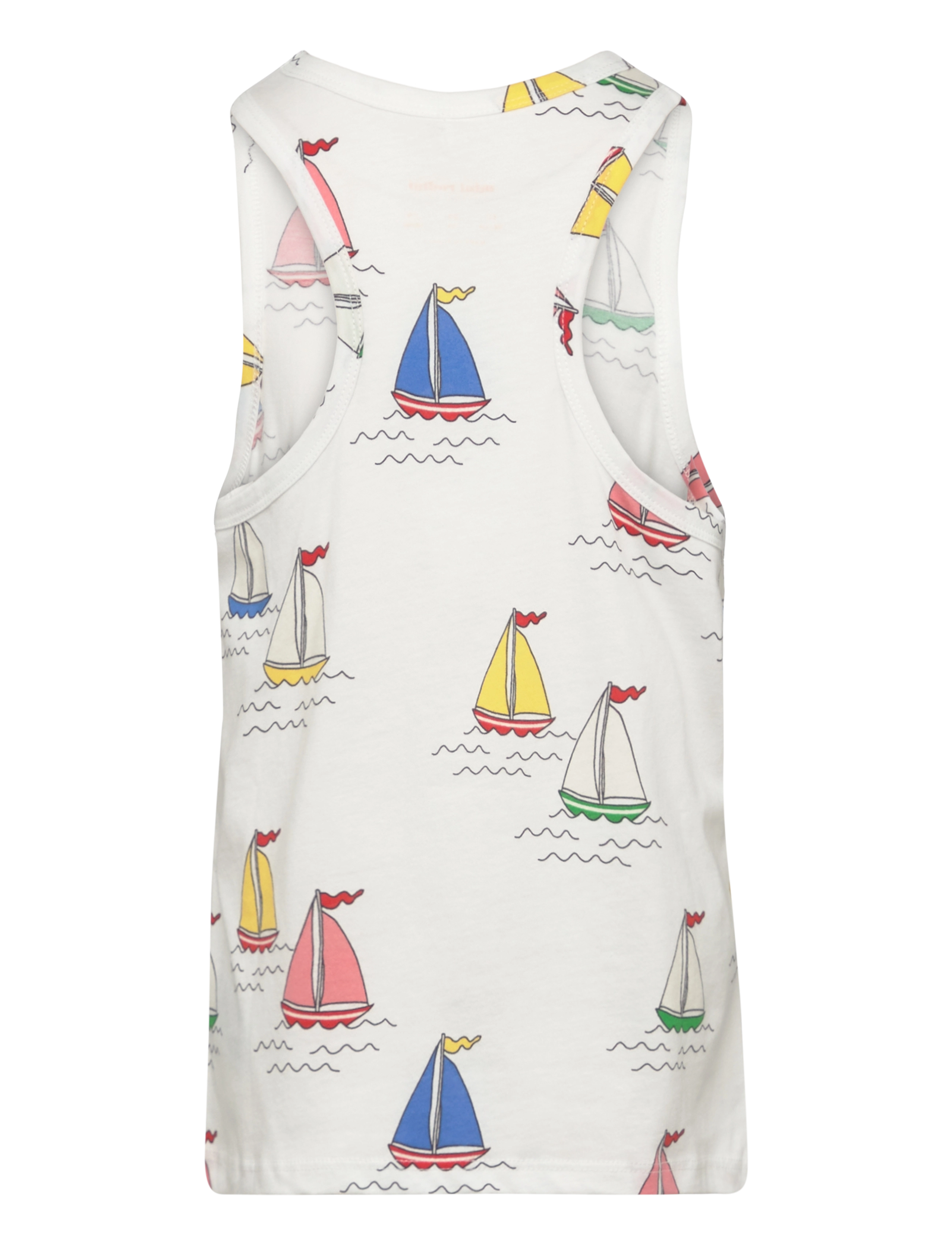 Mini Rodini - Sailing boats aop tank - white - 1