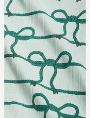 Mini Rodini - Rope aop ss tee - trumpomis rankovėmis - green - 2