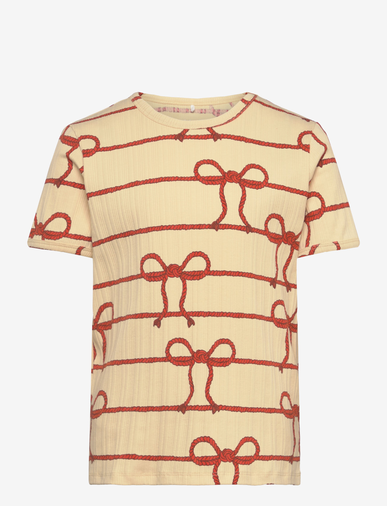 Mini Rodini - Rope aop ss tee - yellow - 0