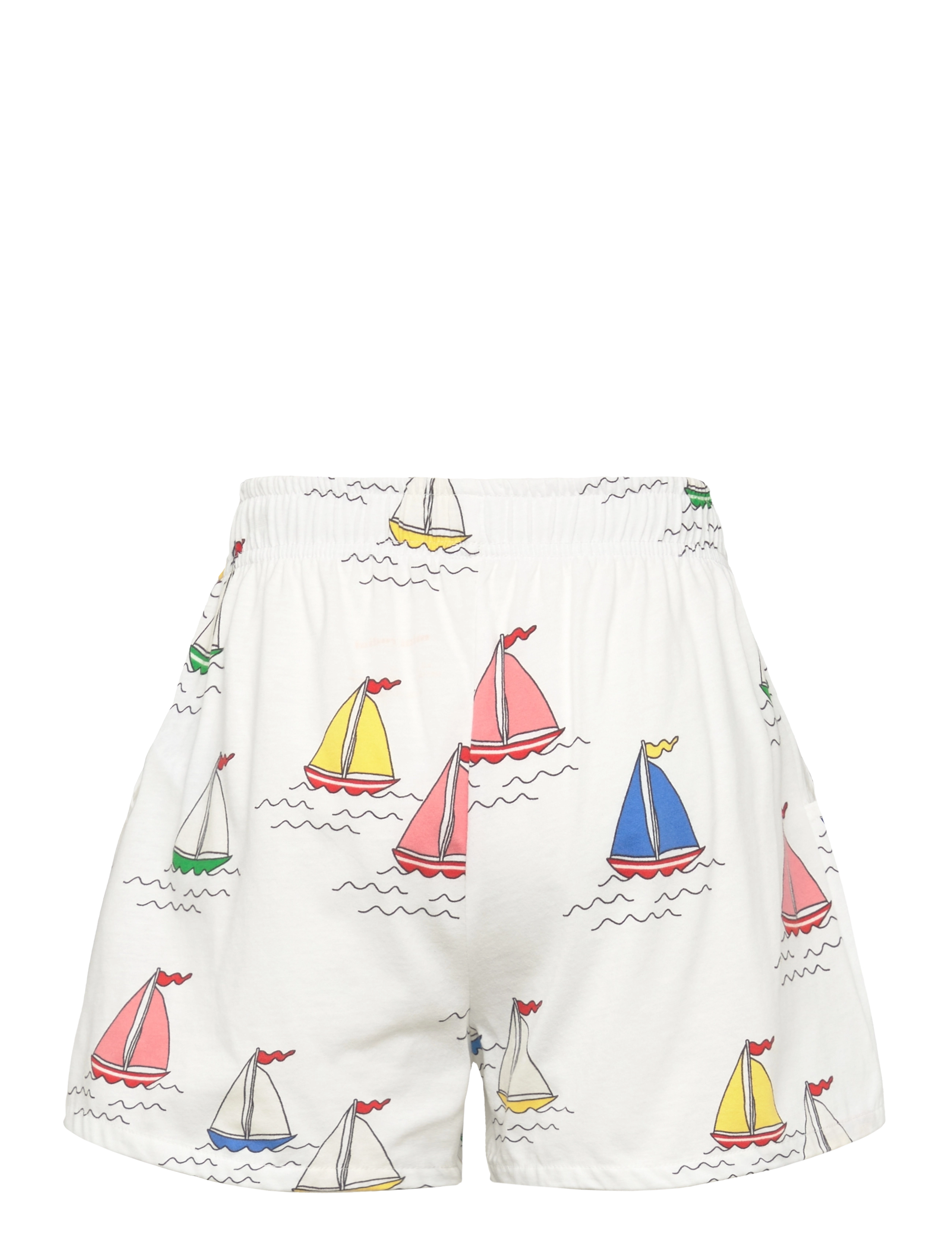 Mini Rodini - Sailing boats aop shorts - white - 1