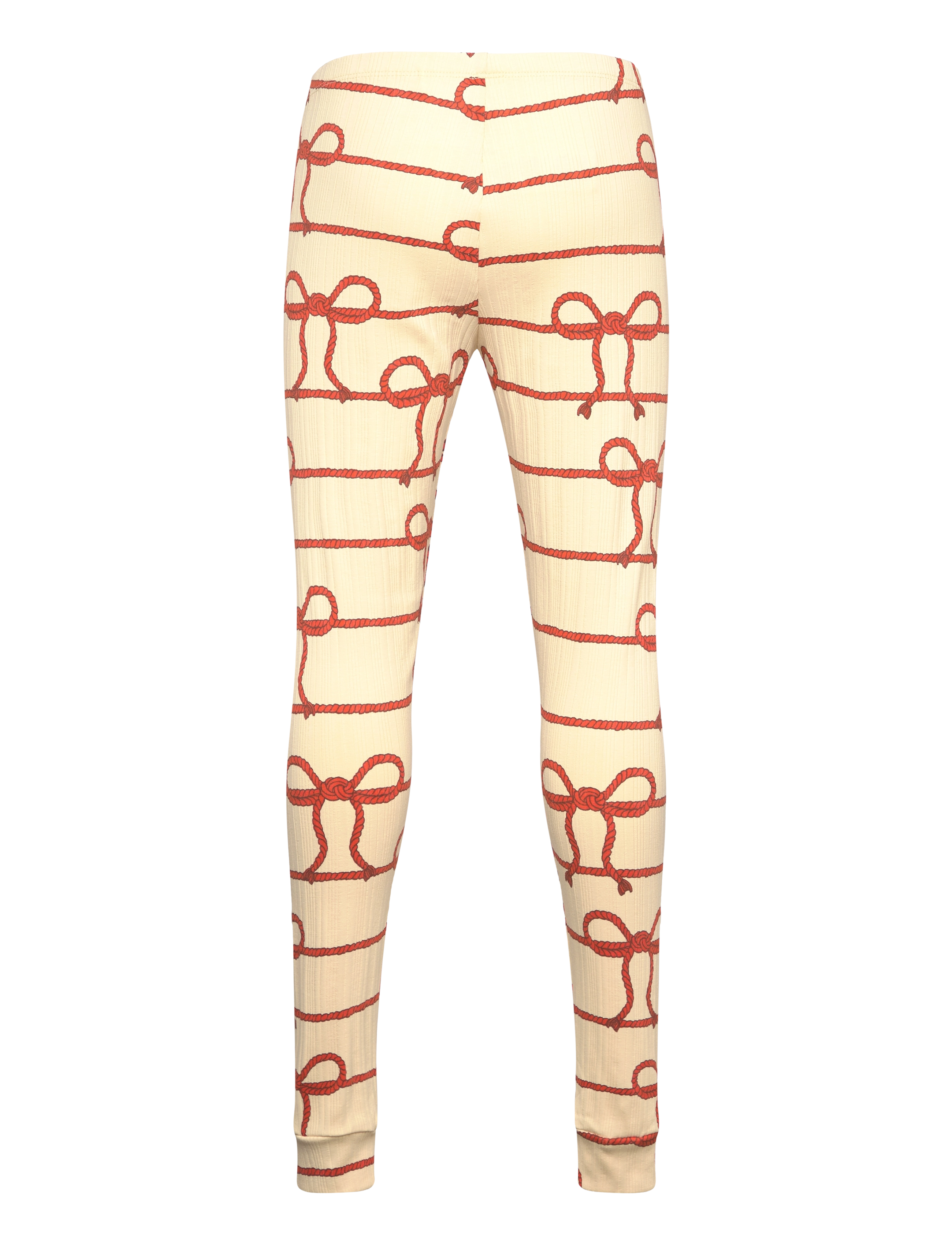 Mini Rodini - Rope aop leggings - yellow - 1