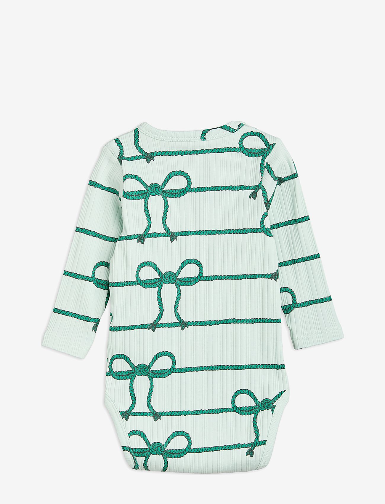 Mini Rodini - Rope aop ls body - green - 1