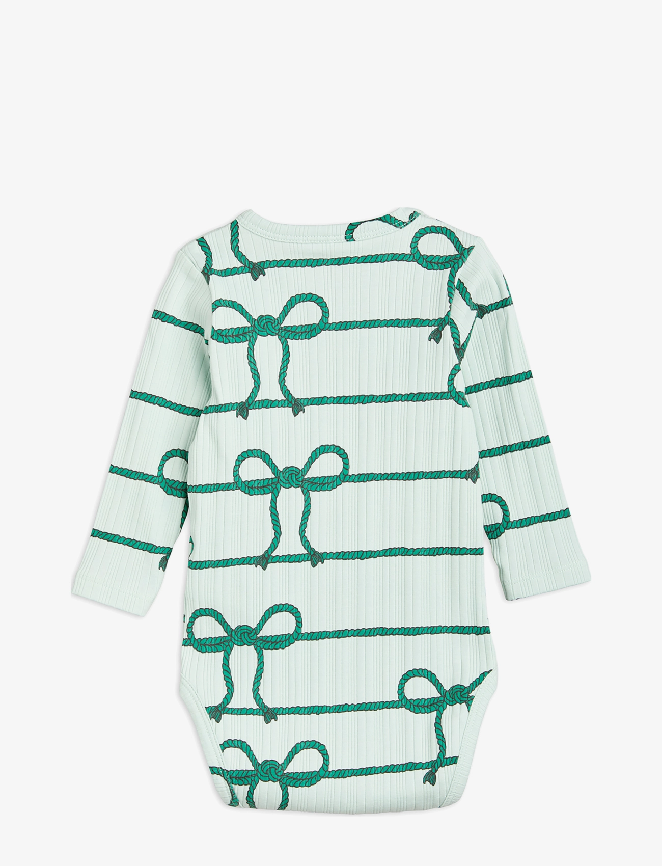 Mini Rodini - Rope aop ls body - green - 1