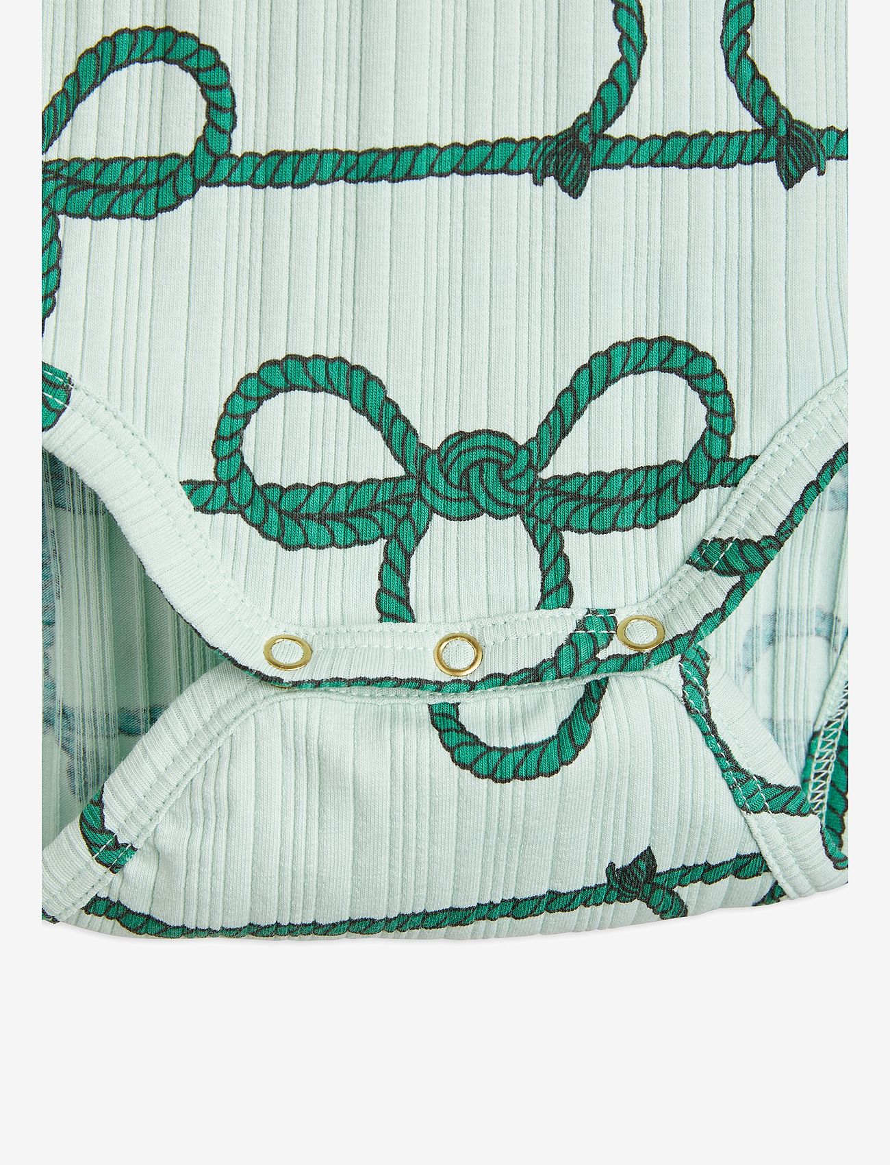 Mini Rodini - Rope aop ls body - green - 3