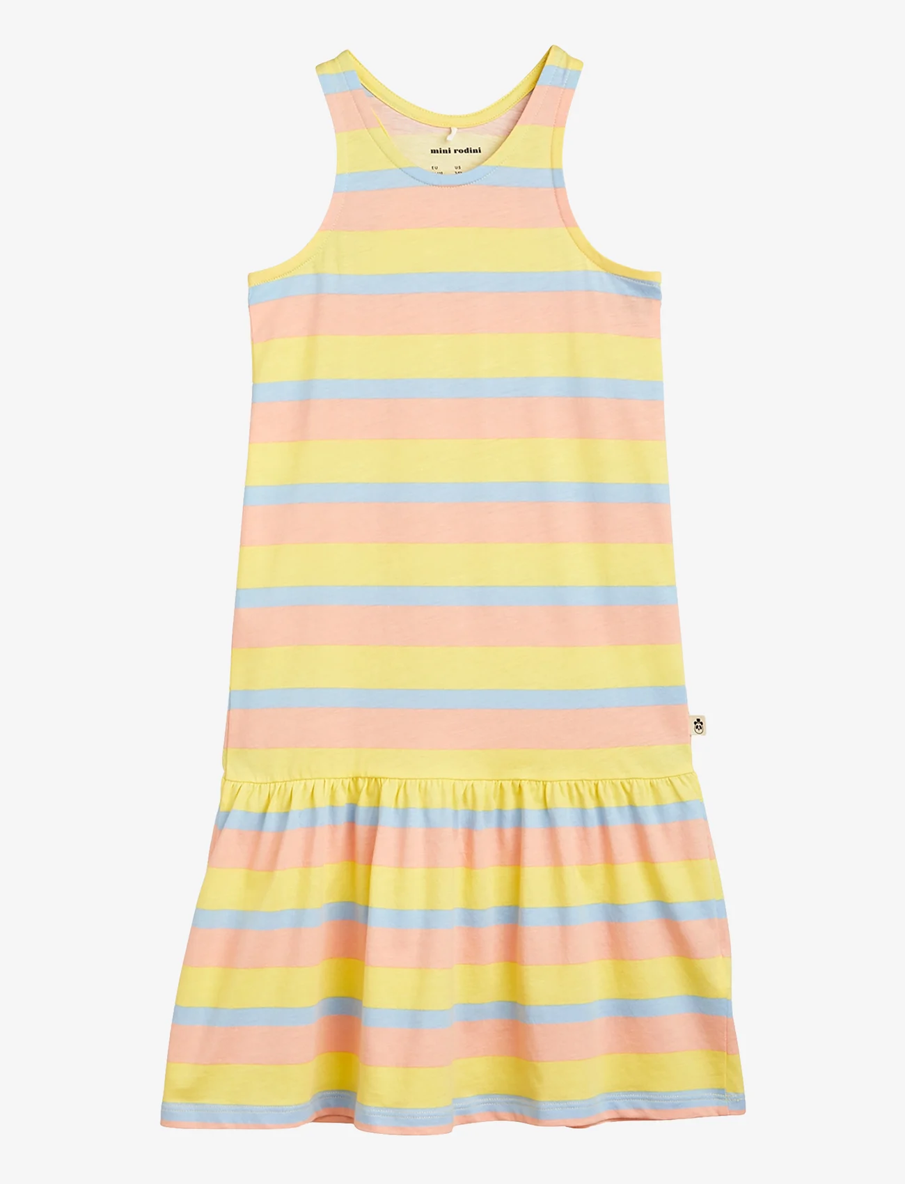 Mini Rodini - Pastel stripe tank dress - kjoler uten ermer i avslappet stil - multi - 0