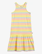 Pastel stripe tank dress - MULTI