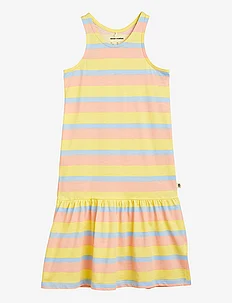 Pastel stripe tank dress, Mini Rodini