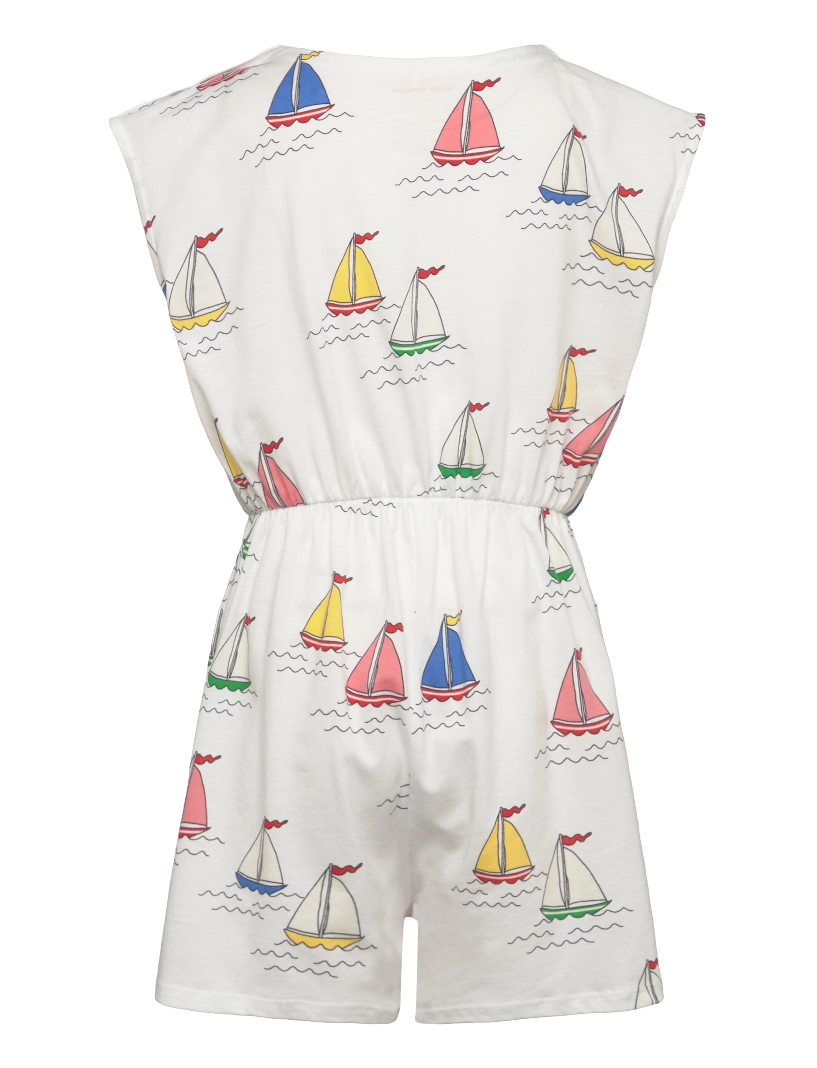 Mini Rodini - Sailing boats aop summersuit - white - 1