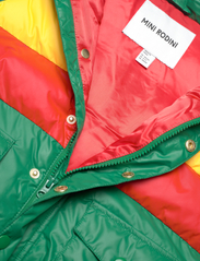 Mini Rodini - Zip sleeve puffer jacket - daunen- und steppjacken - green - 5
