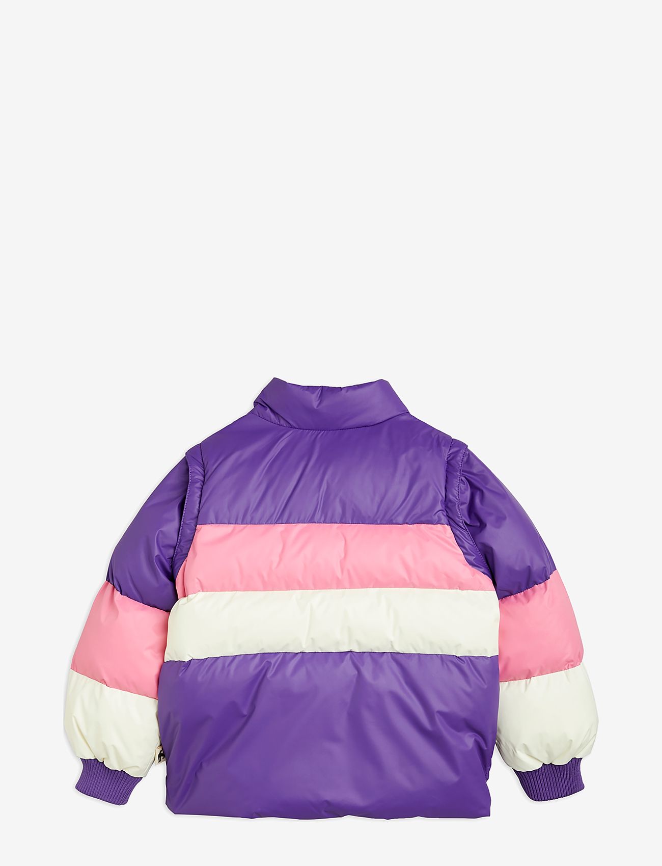 Mini Rodini - Zip sleeve puffer jacket - dunjackor & fodrade jackor - purple - 1