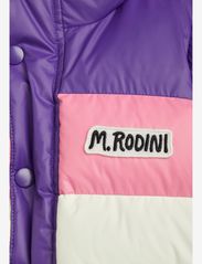 Mini Rodini - Zip sleeve puffer jacket - pūkinės striukės - purple - 3