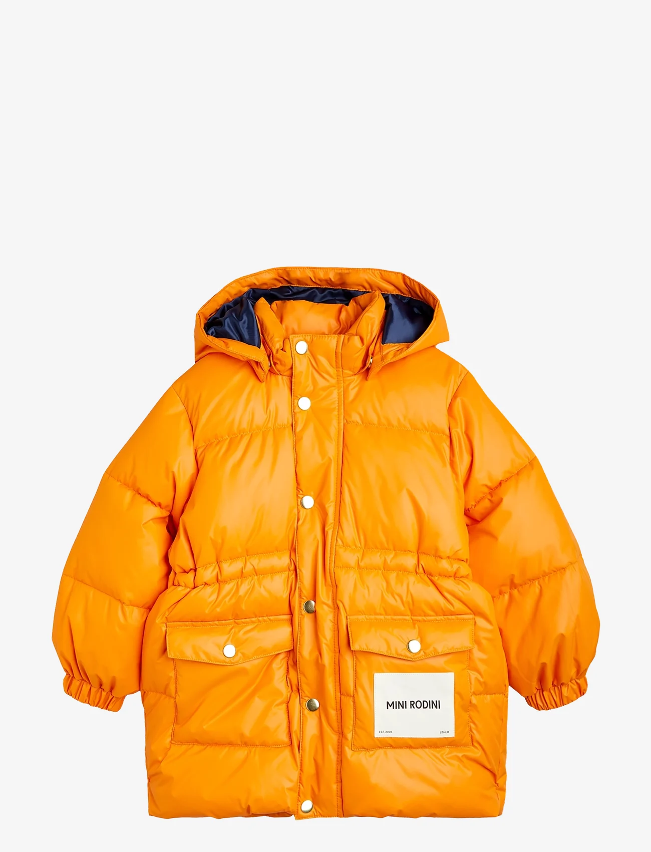 Mini Rodini - Heavy puffer jacket - daunen- und steppjacken - orange - 0