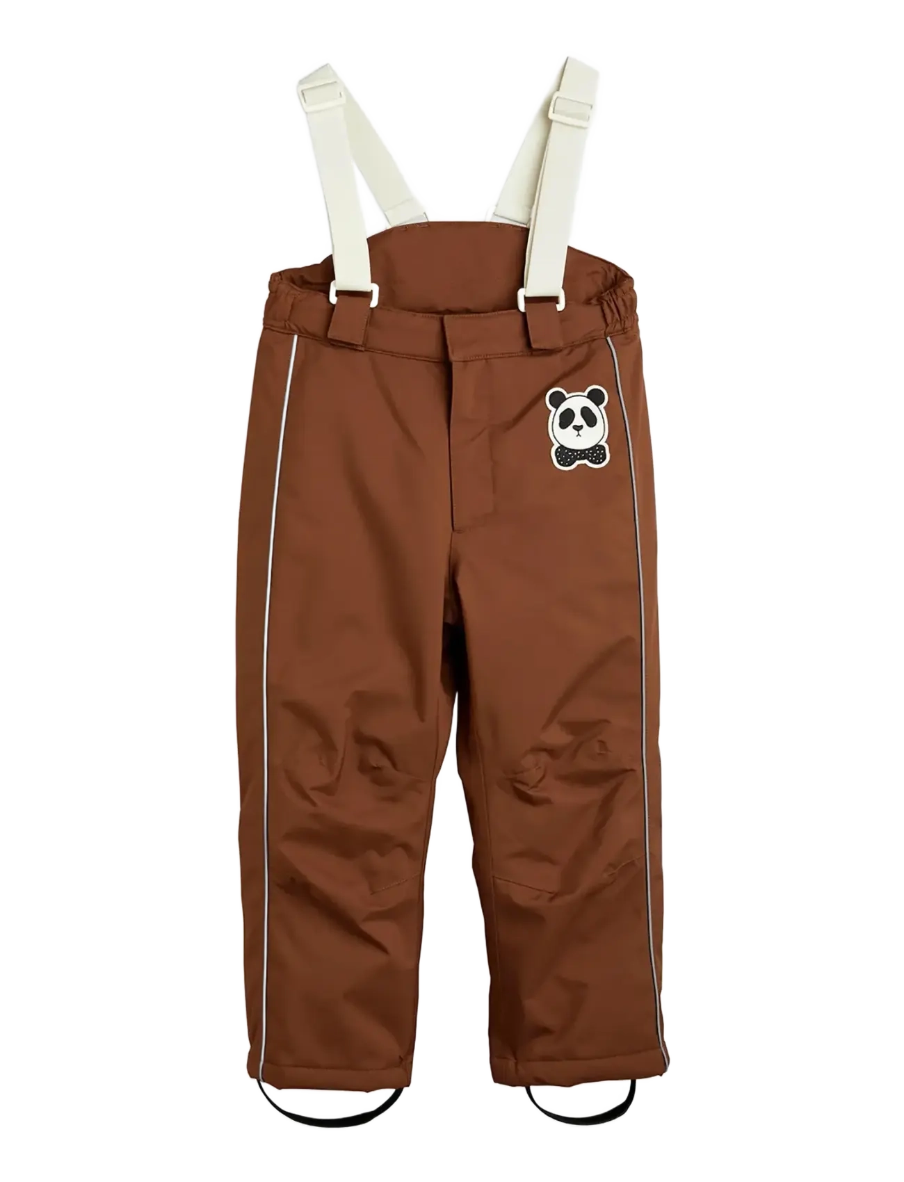 Mini Rodini Panda soft ski trousers - Mini Rodini - BROWN / brown