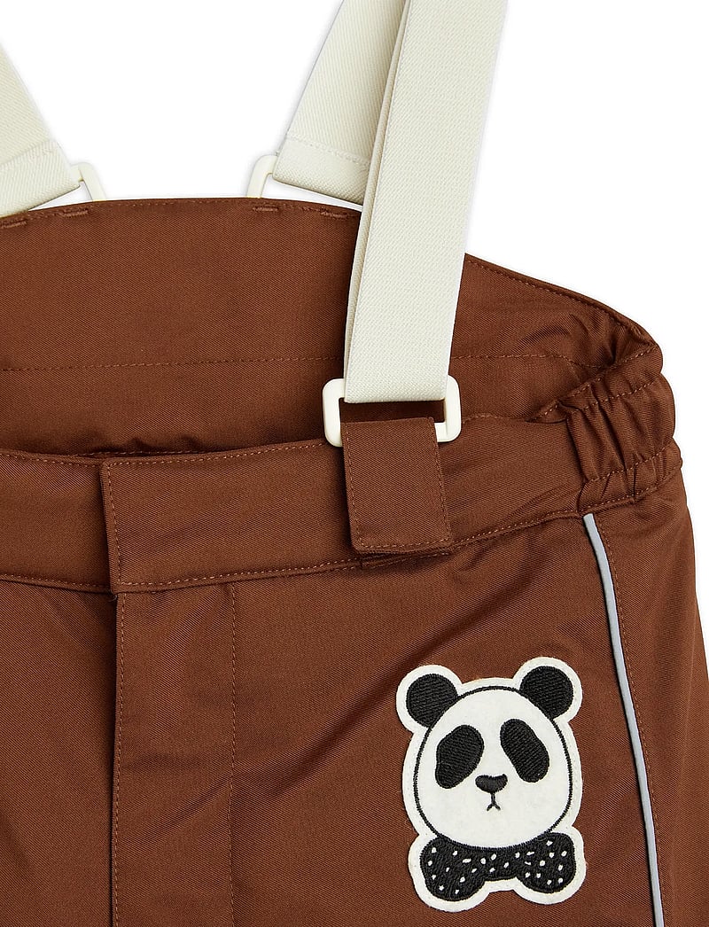Mini Rodini - Panda soft ski trousers - winterhose - brown - 3