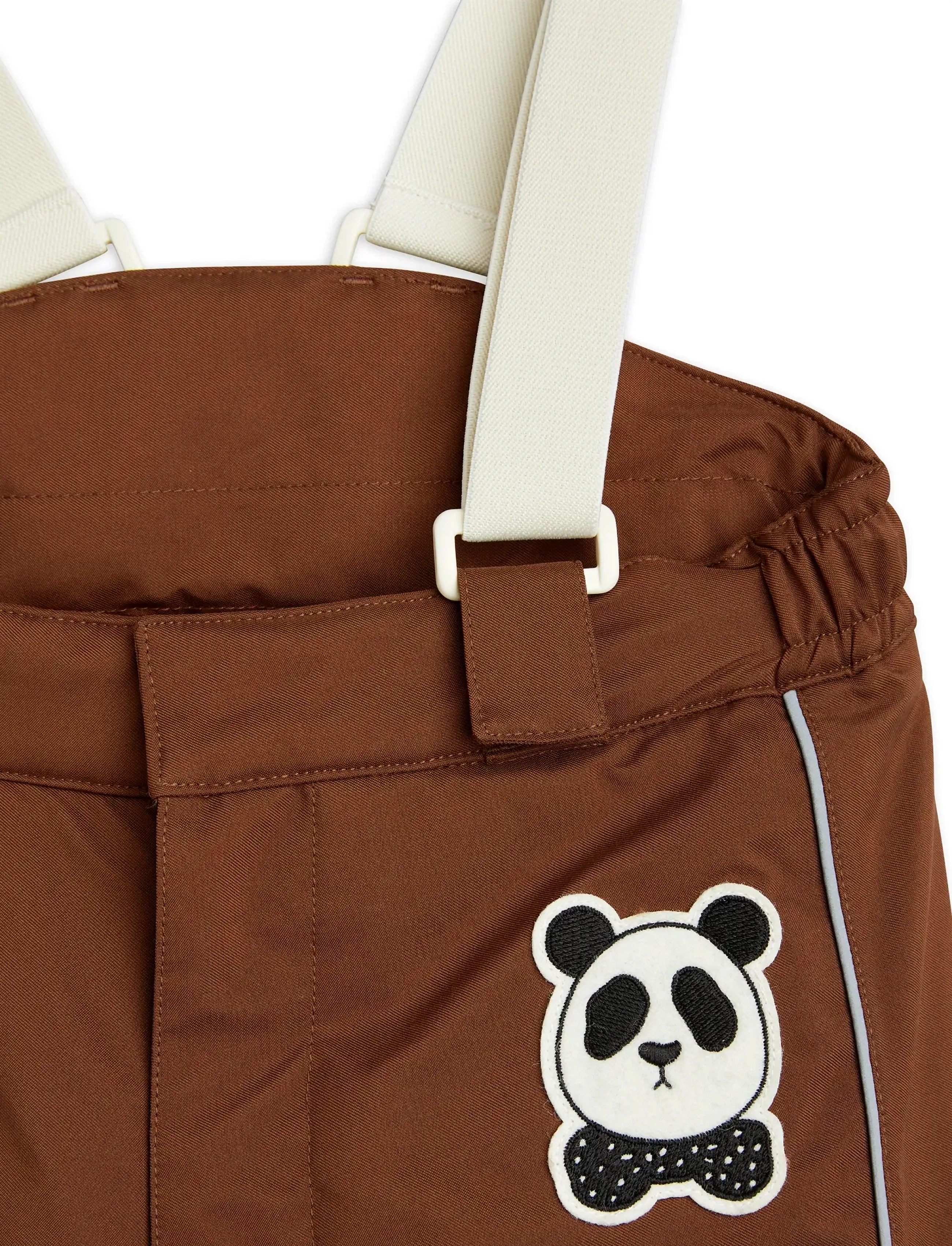 Mini Rodini - Panda soft ski trousers - Överdragsbyxor - brown - 3