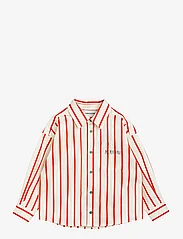 Mini Rodini - Stripe twill shirt - langermede skjorter - multi - 0