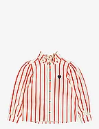 Stripe woven blouse - MULTI