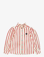 Stripe woven blouse