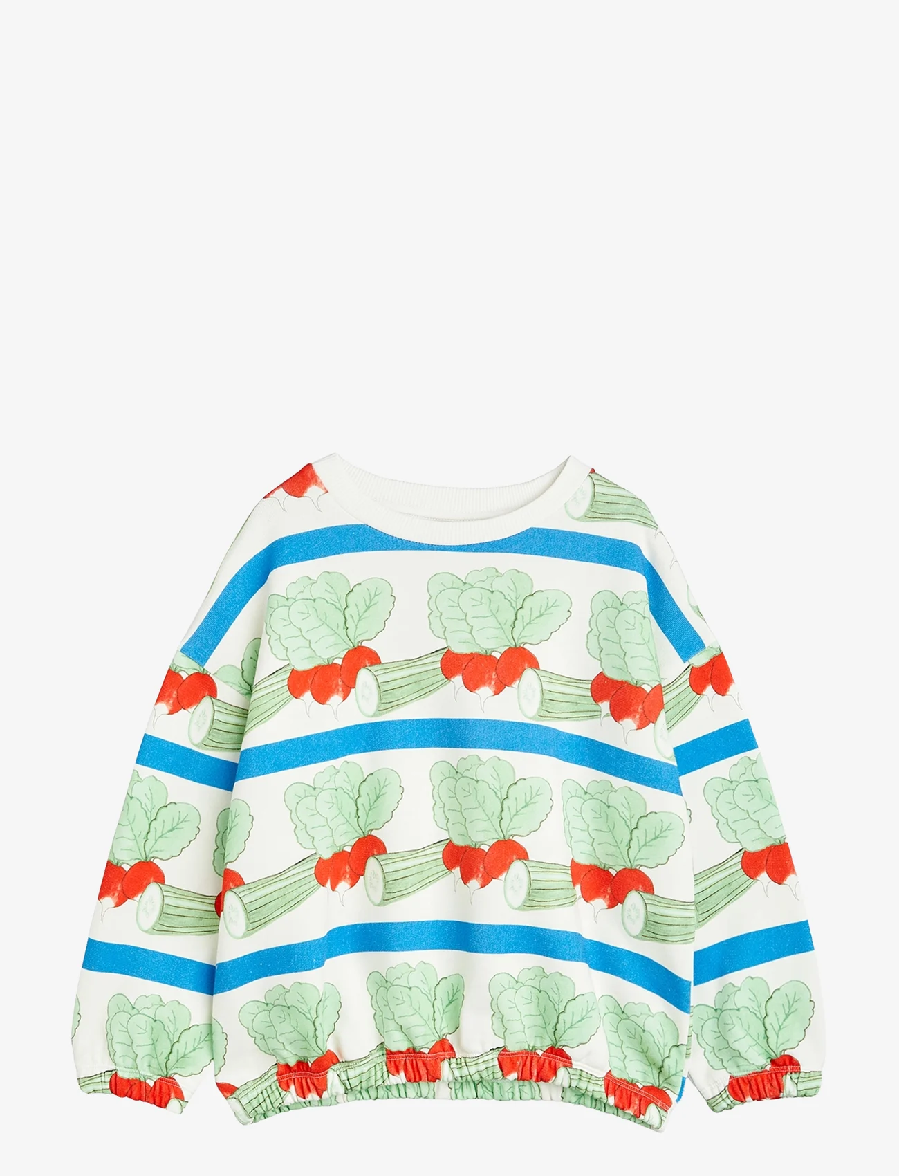 Mini Rodini - Veggie aop sweatshirt - sweatshirts & huvtröjor - multi - 0