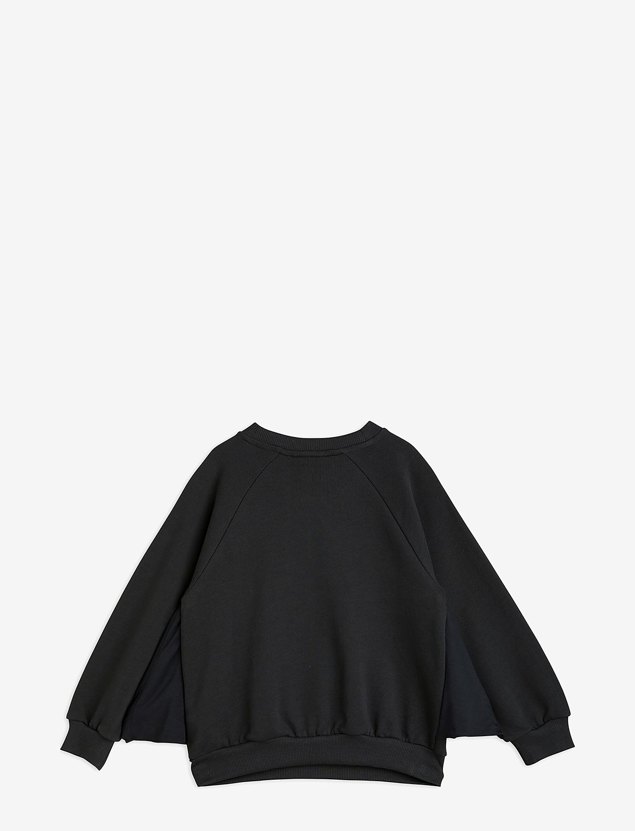 Mini Rodini - Bat sleeve sweatshirt - sweatshirts & huvtröjor - black - 1