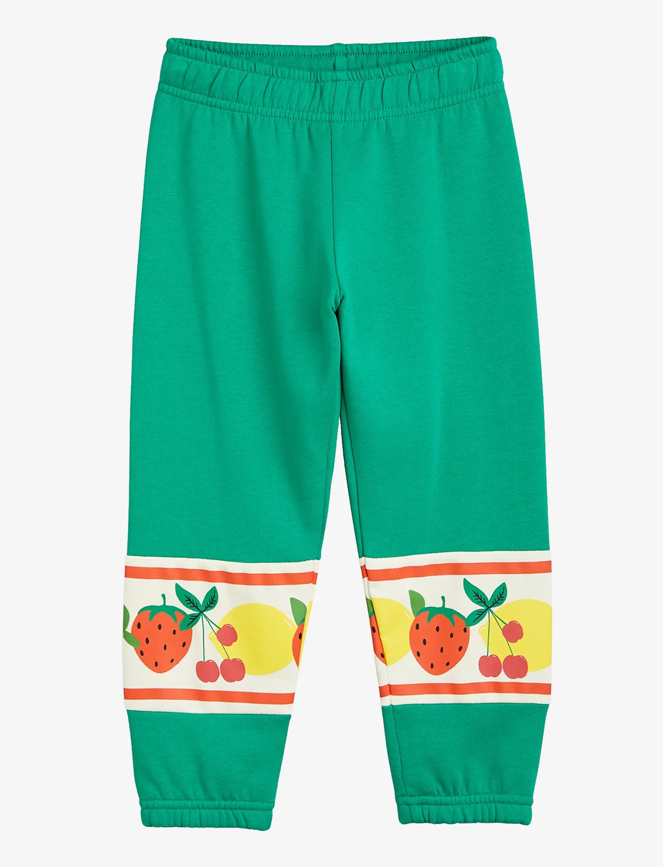 Mini Rodini - Fruits border sweatpants - sweatpants - green - 0