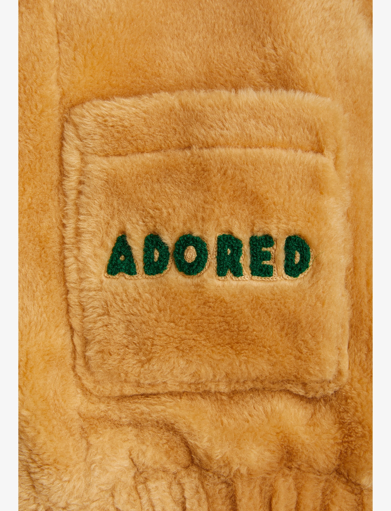 Mini Rodini - Adored faux fur hooded jacket - beige - 3