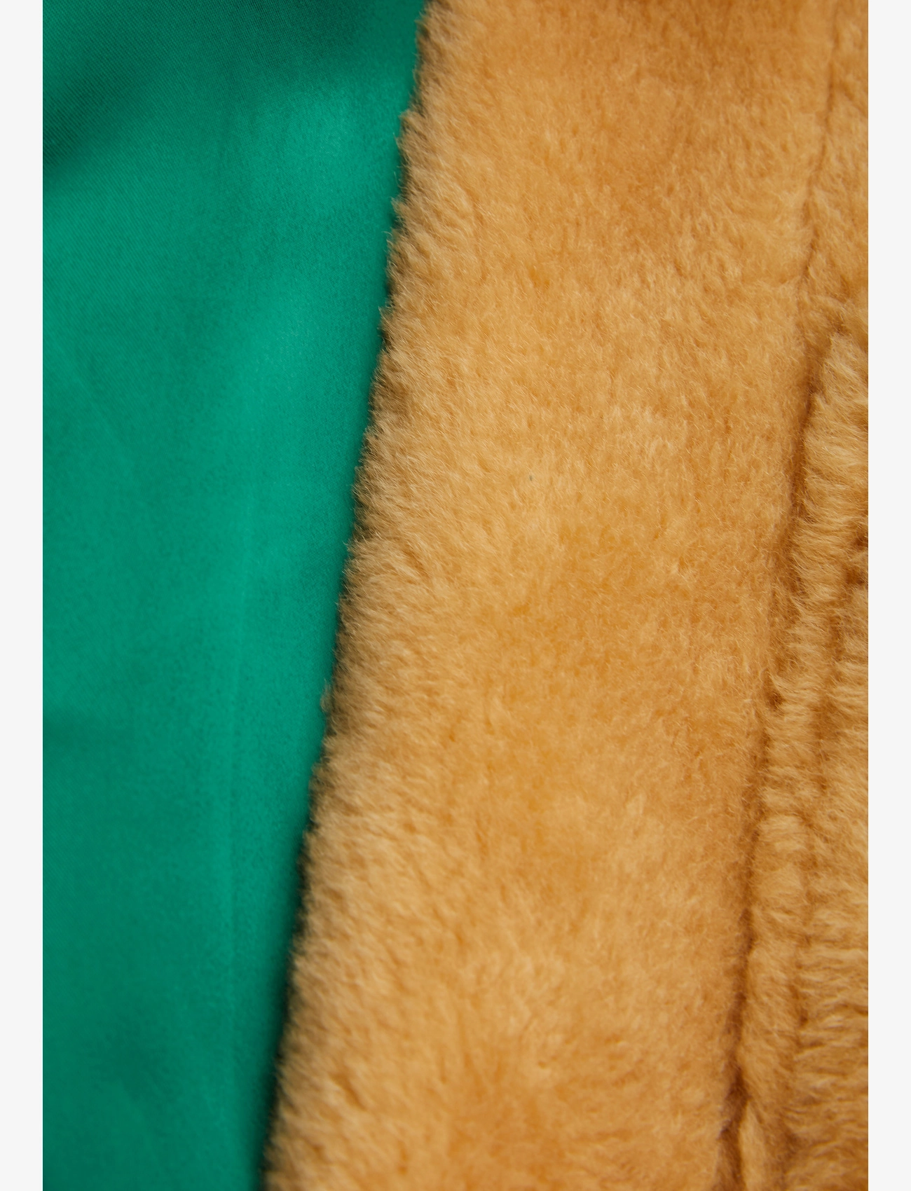 Mini Rodini - Adored faux fur hooded jacket - beige - 4