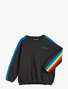 Rainbow stripe sweatshirt, Mini Rodini