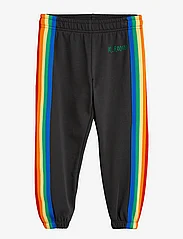 Mini Rodini - Rainbow stripe sweatpants - jogginghosen - black - 0