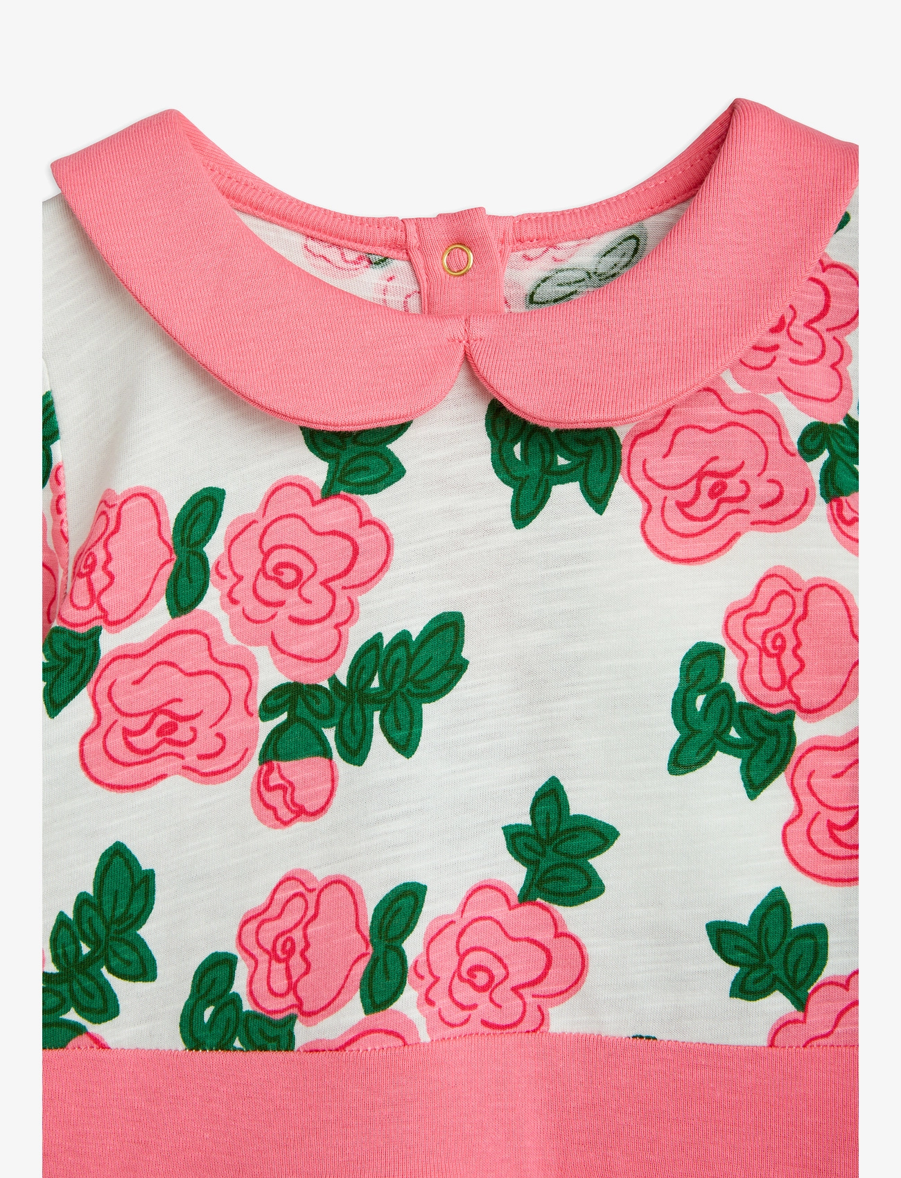 Mini Rodini - Roses aop ls dress - pink - 2