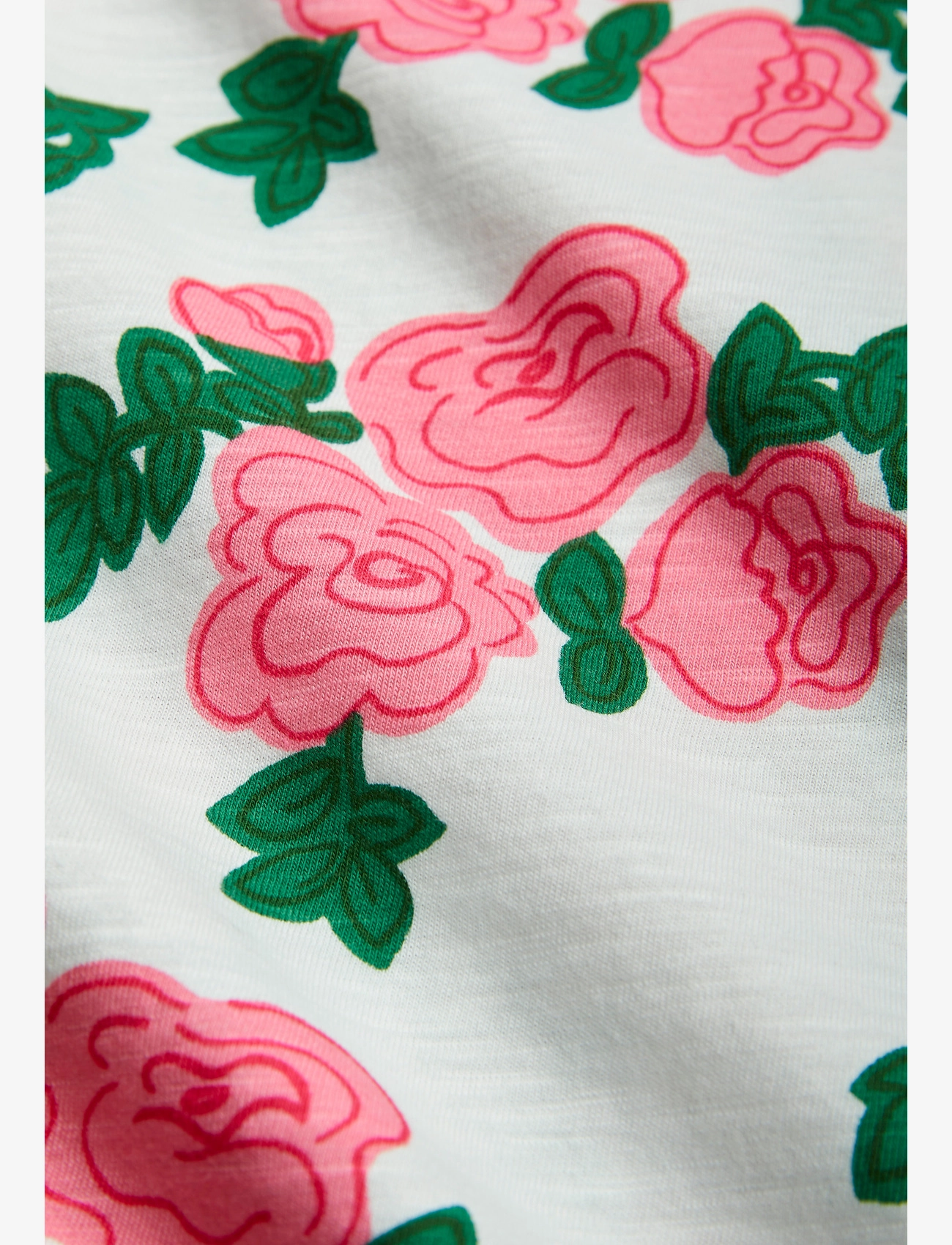 Mini Rodini - Roses aop ls dress - pink - 4