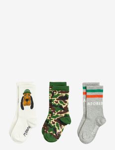 Bloodhound 3-pack socks, Mini Rodini
