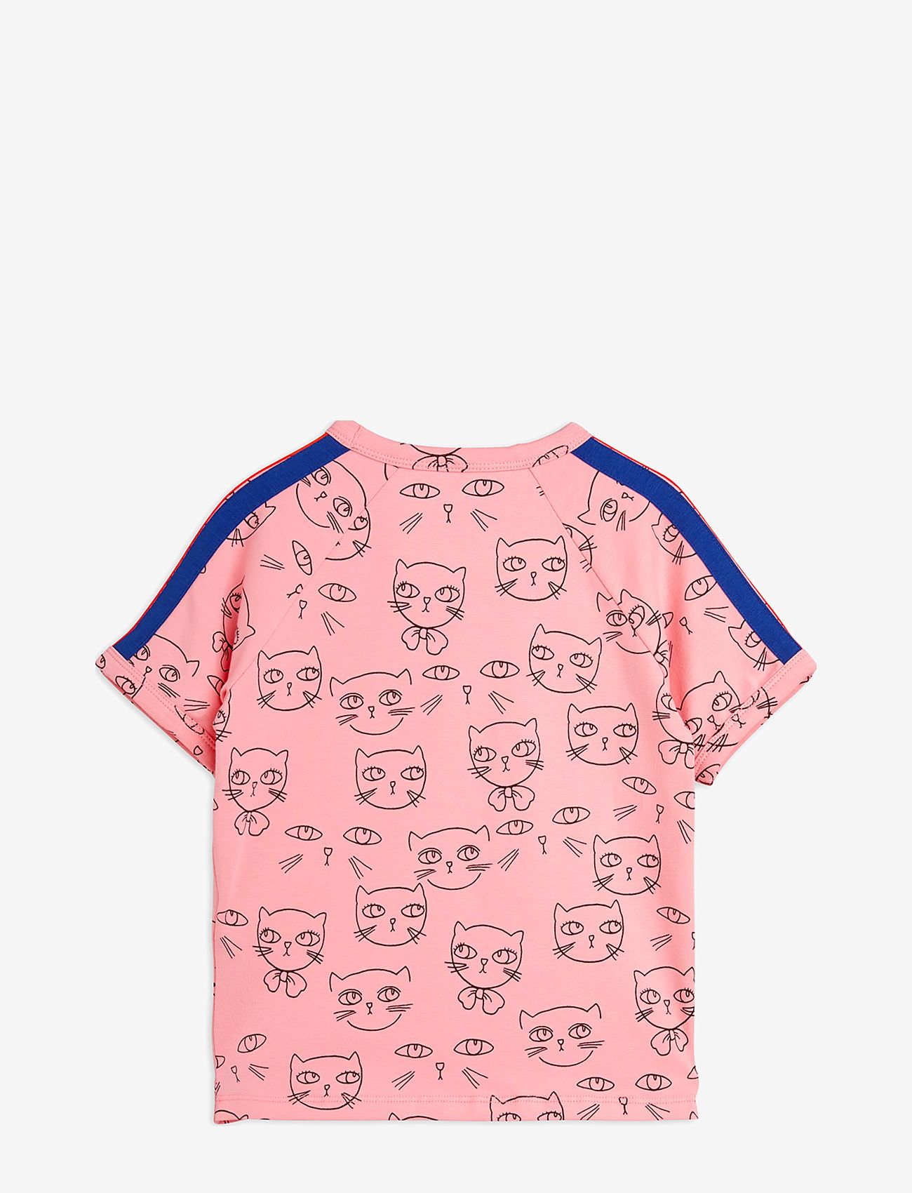 Mini Rodini - Cathlethes aop ss tee - pink - 1